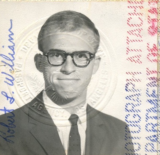 1961 Robert L. Williams Passport Picture
